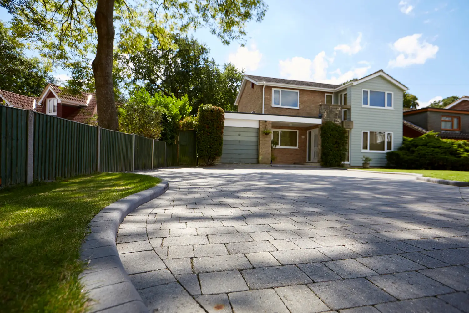 Block paving
